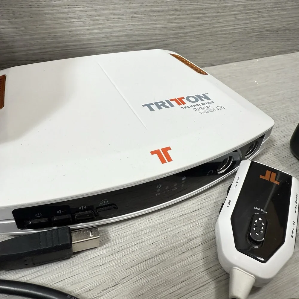 Tritton AX 720 Prologic II Gaming Headset White, Dual Earpiece,3.5mm Boom Mic